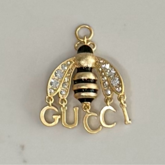 Gucci Gold and Black Bee Brooch - Picture 1 of 2